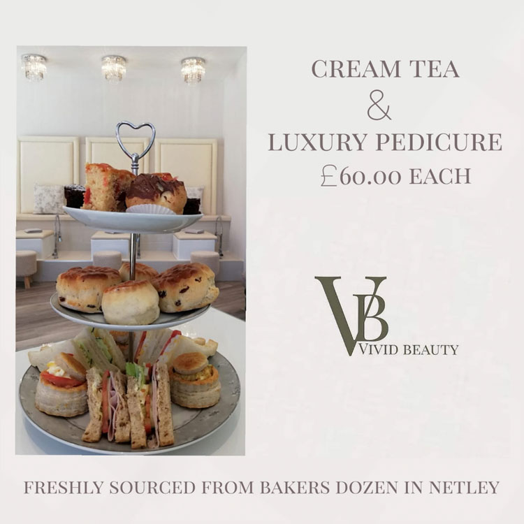 Luxury Pedicure and Cream Tea