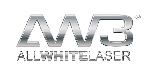 all white laser